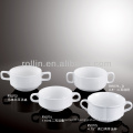 good quality chinese white porcelain soup cup